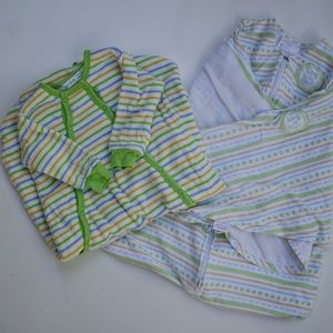 Organic Cotton Sleep Sack and Swaddler - NB to 6m
